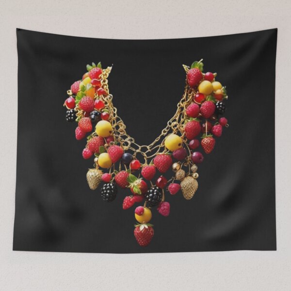 Item preview, Modern Fruit Necklace – Open Statement Necklace designed and sold by Antik by Schulz.