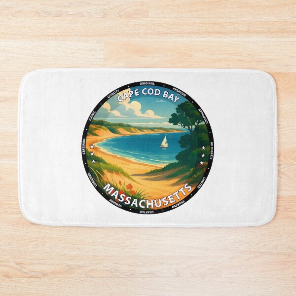 Item preview, Cape Cod Bay Massachusetts Coastal Travel Poster - Scenic Beach & Ocean Art USA designed and sold by inkNext.