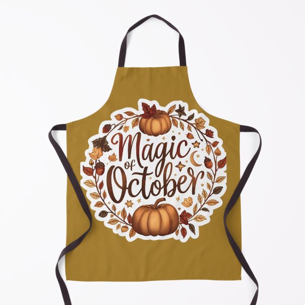 Item preview, Magic of October – Autumn Vibes Tee designed and sold by Oopsie Doodle .