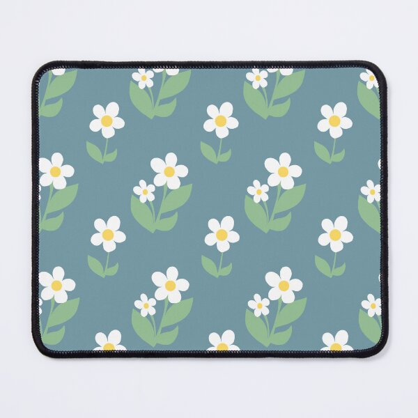 Item preview, Daisy daisies - hand-drawn illustration - blue teal designed and sold by RoseWolfGifts.