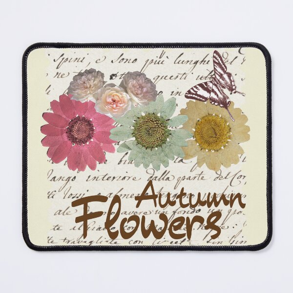 Item preview, Vintage Autumn Flowers - Butterflies and Flowers designed and sold by JuanaDesigns.