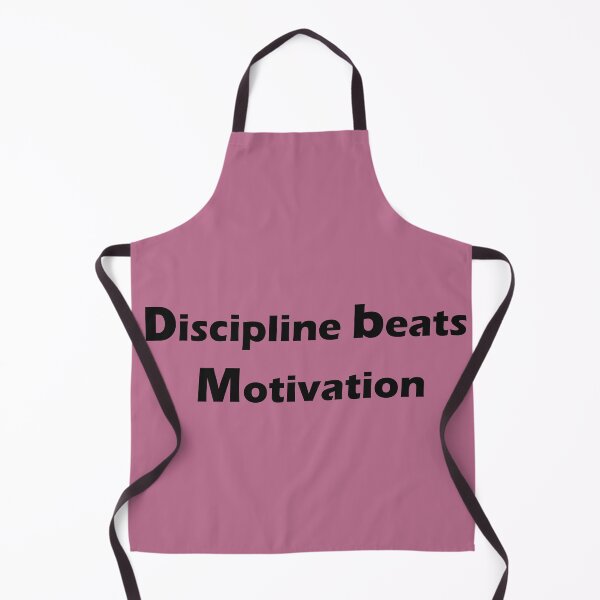 Item preview, Discipline Beats Motivation – Growth Mindset Quote designed and sold by ArtNestVerse.