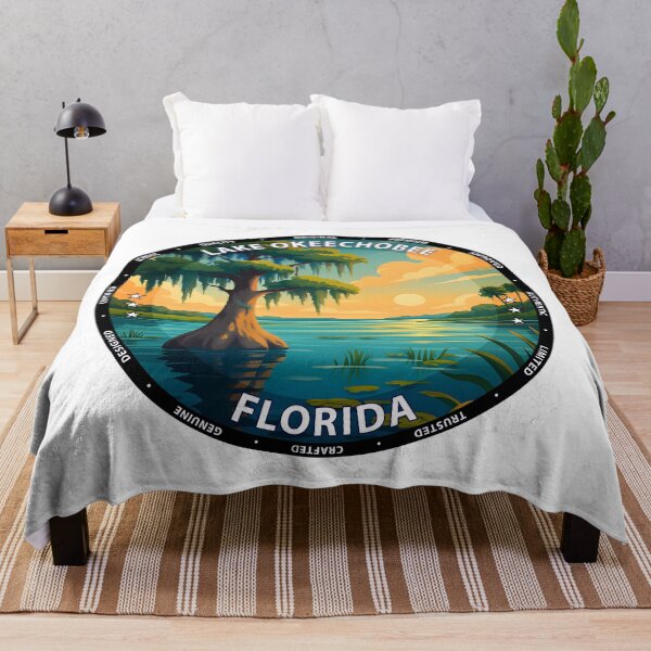 Item preview, Lake Okeechobee Florida Sunset Wetlands | Scenic Travel Art USA designed and sold by inkNext.