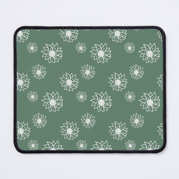 Item preview, White daisy - hand-drawn illustration - green designed and sold by RoseWolfGifts.