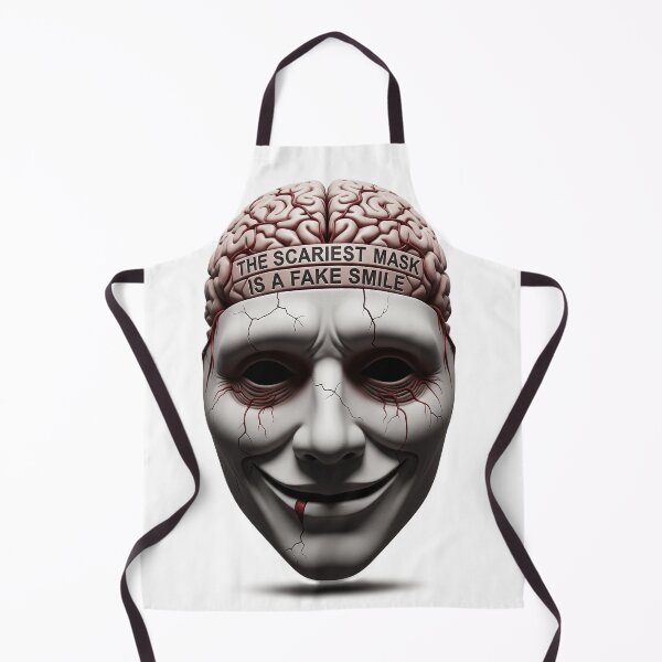 Artikelvorschau, Die gruseligste Maske ist ein falsches Lächeln entworfen und verkauft von Mind's Eye Terror's.