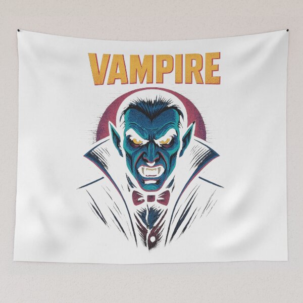 Item preview, Retro 80s Neon Vampire Horror designed and sold by Design Express.