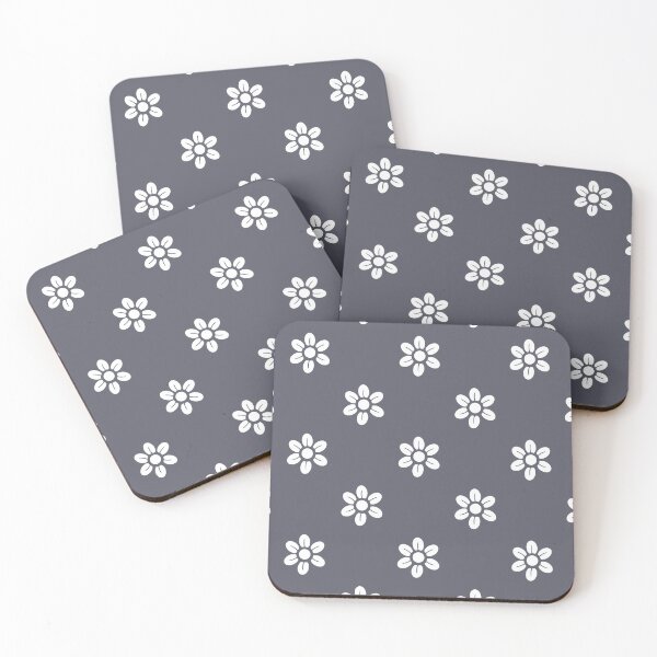 Item preview, White daisies - hand-drawn illustration designed and sold by RoseWolfGifts.