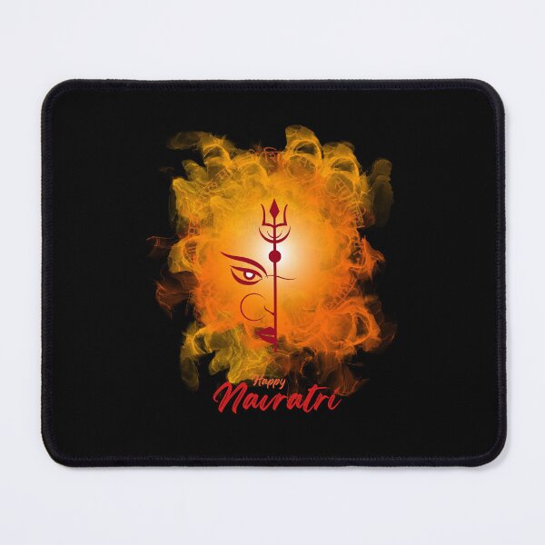 Item preview, Yoga Navratri devi, version 22 Godess Ma Durga face and Diwali Durga pooja rangoli design12 designed and sold by mndesignworx.