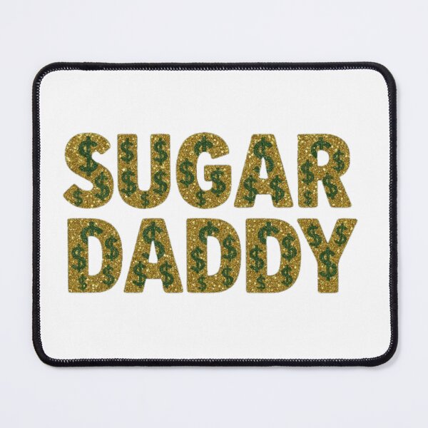 Item preview, Sugar Daddy Glitter Dollar Sign Typography – Bold Money Statement Design designed and sold by thesmilngnature.