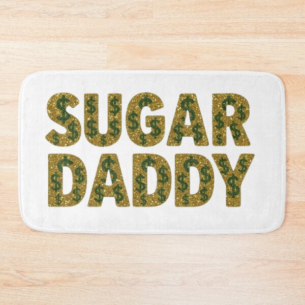 Item preview, Sugar Daddy Glitter Dollar Sign Typography – Bold Money Statement Design designed and sold by thesmilngnature.