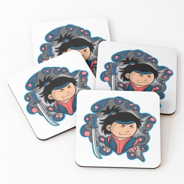 Item preview, Cartoonish Style Doodle Art Samurai designed and sold by Brainstorming99.