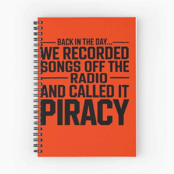 Item preview, Back in the day....We recorded songs off the radio and called it Piracy designed and sold by SpaceFrisbee.