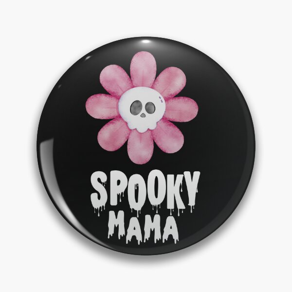 Item preview, Spooky Mama T-Shirt | Gothic Floral Mom Shirt | Pink Skull Rose | Witchy Mom Gift | Halloween Gift for Mama I Black T-shirt for Mom designed and sold by BlackTeesArt1.