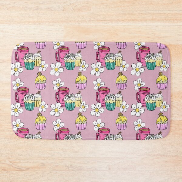 Item preview, So sweet  - pink cups, cakes, & daisies designed and sold by RoseWolfGifts.