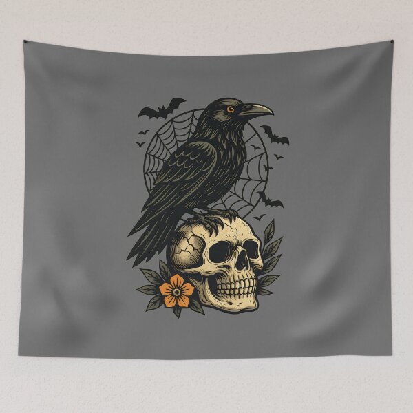 Item preview, Mystical Crow on a Skull designed and sold by Shoot-The-Moon.