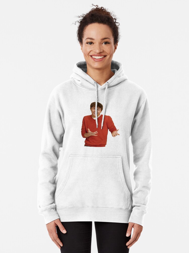 zac efron troy bolton shrug meme 3 Pullover Hoodie