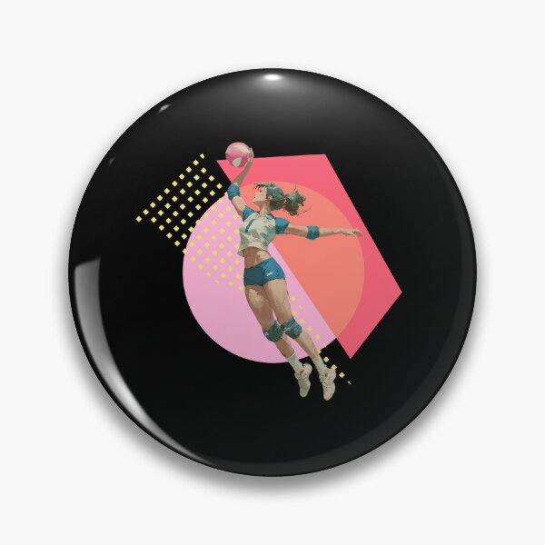 Item preview, Women’s Volleyball Outside Hitter Athletic Spiker with Geometric Design designed and sold by daila70.
