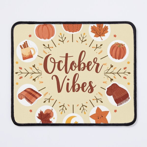Item preview, October Vibes – Cozy Fall Tee designed and sold by Oopsie Doodle .