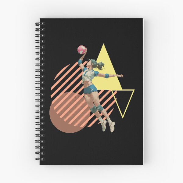 Item preview, Volleyball Spiker Outside Hitter on Bold Geometric Pattern designed and sold by daila70.