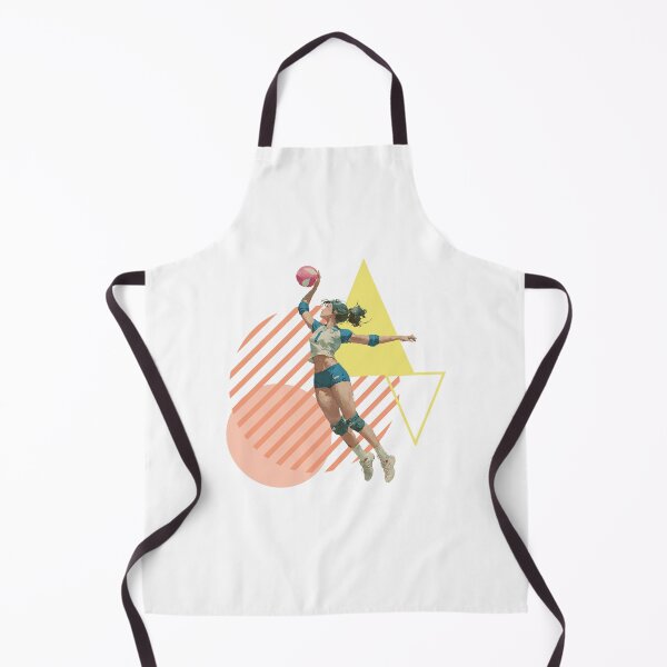 Item preview, Volleyball Spiker Outside Hitter on Bold Geometric Pattern designed and sold by daila70.