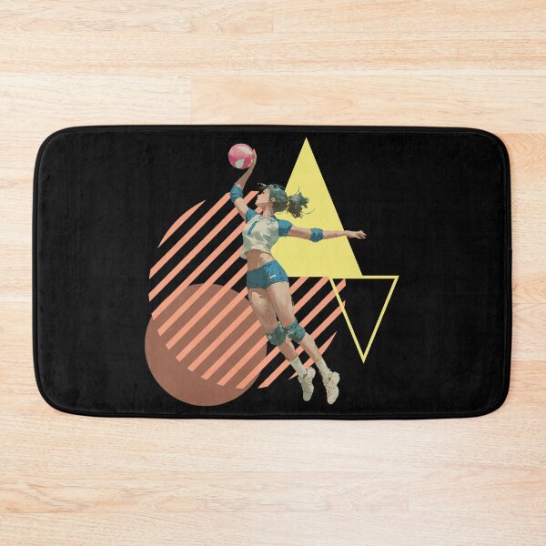Item preview, Volleyball Spiker Outside Hitter on Bold Geometric Pattern designed and sold by daila70.