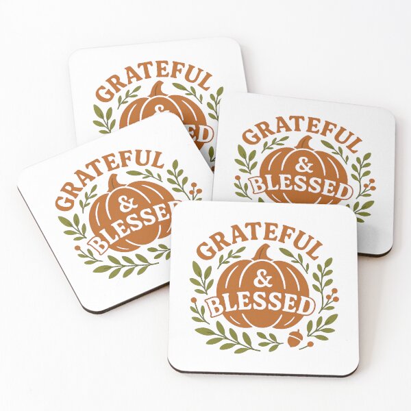 Item preview, Grateful & Blessed Thanksgiving Day Tee designed and sold by The Style Yard.