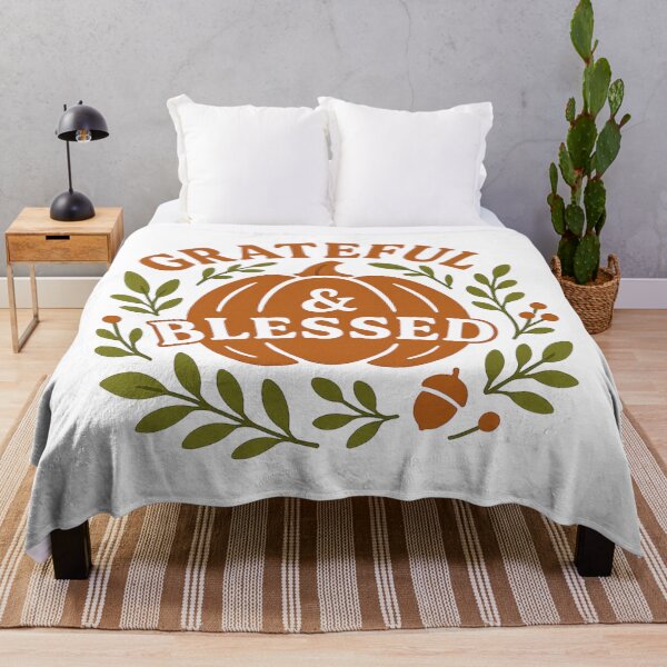 Item preview, Grateful & Blessed Thanksgiving Day Tee designed and sold by The Style Yard.