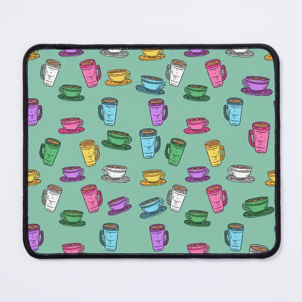 Item preview, Cute quirky mugs cups - pattern designed and sold by RoseWolfGifts.