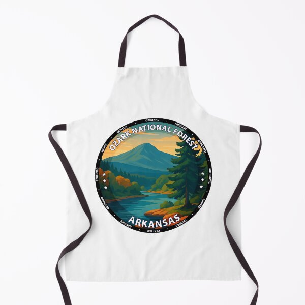 Item preview, Ozark National Forest Arkansas Travel Poster - Scenic Vector Art USA designed and sold by inkNext.