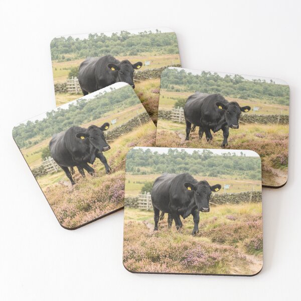 Item preview, Black Cow and Heather Landscape designed and sold by Jane Stanley Photography.