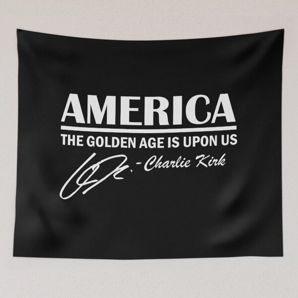 Item preview, America The Golden Age Is Upon Us Charlie Kirk  designed and sold by JeyVel.