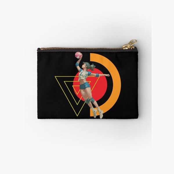 Item preview, Volleyball Hitter Outside Position Spiker with Geometric Artwork designed and sold by daila70.