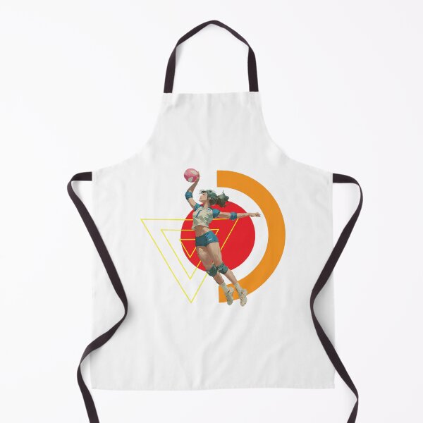 Item preview, Volleyball Hitter Outside Position Spiker with Geometric Artwork designed and sold by daila70.