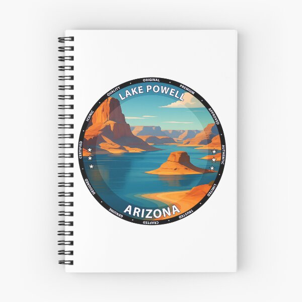 Item preview, Póster de viaje del lago Powell, Arizona - Arte escénico del lago del desierto, EE. UU. designed and sold by inkNext.