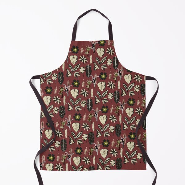 Item preview, FD - Leaves Pattern -Maroon designed and sold by CrazedCreative.