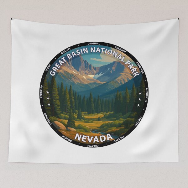 Item preview, Great Basin National Park Nevada - Vintage Travel Poster USA designed and sold by inkNext.