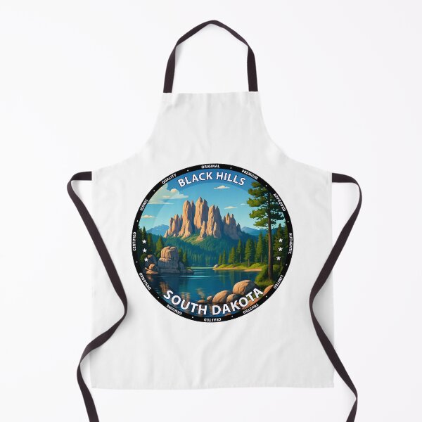 Item preview, Black Hills South Dakota Travel Poster - Scenic Nature Art USA designed and sold by inkNext.