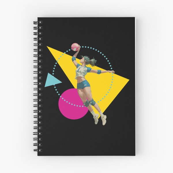 Item preview, Volleyball Outside Hitter Sporty Spiker on Geometric Design designed and sold by daila70.