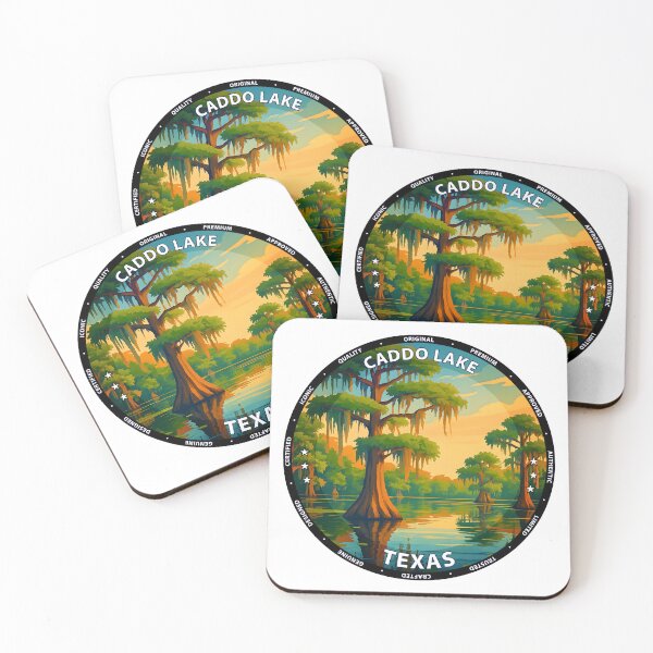 Item preview, Caddo Lake Texas Bayou - Cypress Trees & Swamp Reflections USA designed and sold by inkNext.