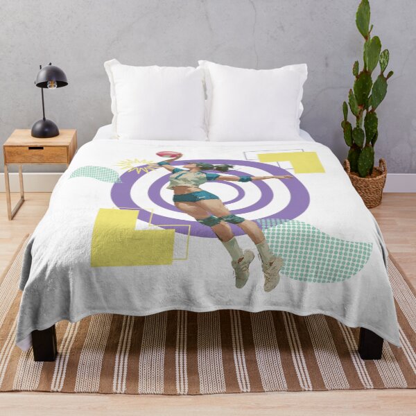 Item preview, Volleyball Outside Hitter Powerful Spiker on Bold Geometric Pattern designed and sold by daila70.