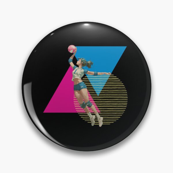 Item preview, Volleyball Outside Hitter Dynamic Spiker Featuring Geometric Design designed and sold by daila70.