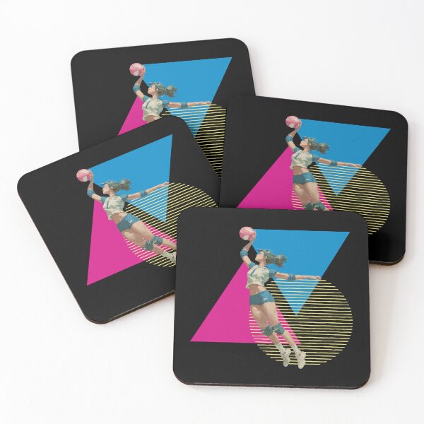 Item preview, Volleyball Outside Hitter Dynamic Spiker Featuring Geometric Design designed and sold by daila70.