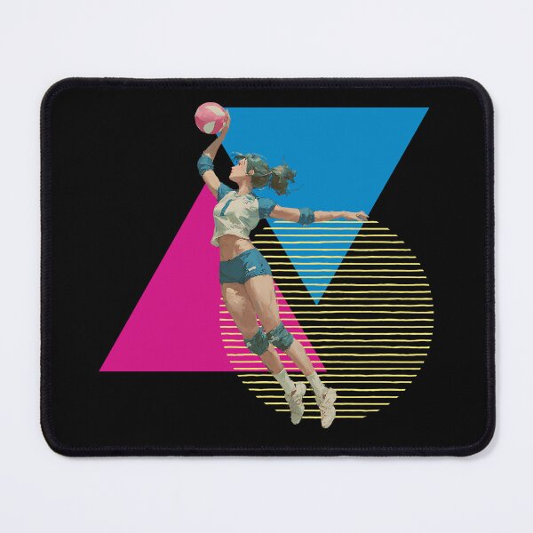 Item preview, Volleyball Outside Hitter Dynamic Spiker Featuring Geometric Design designed and sold by daila70.