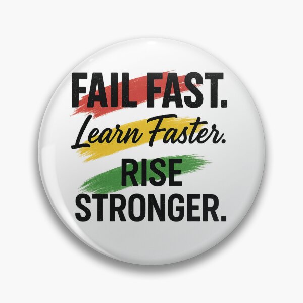 Item preview, Fail Fast Learn Faster Rise Stronger Motivational Quote T-Shirt | Entrepreneur Student Growth Mindset Tee designed and sold by FailFWD.