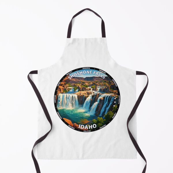 Item preview, Shoshone Falls Idaho Travel Poster - Scenic Waterfall Wall Art USA designed and sold by inkNext.