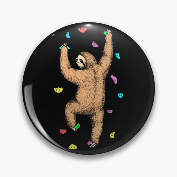 Item preview, Rock Climber Indoor Wall Climbing Slow Sloth Funny Climbers designed and sold by GrandeDuc.