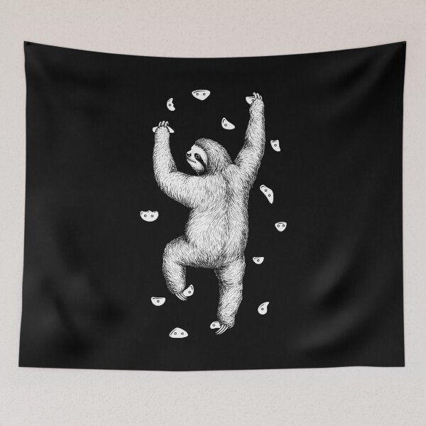 Item preview, Rock Climber Indoor Wall Climbing Slow Sloth Funny Climbers designed and sold by GrandeDuc.