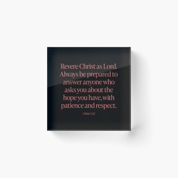 Item preview, 1 Peter 3:15 v.6 designed and sold by x1brett.