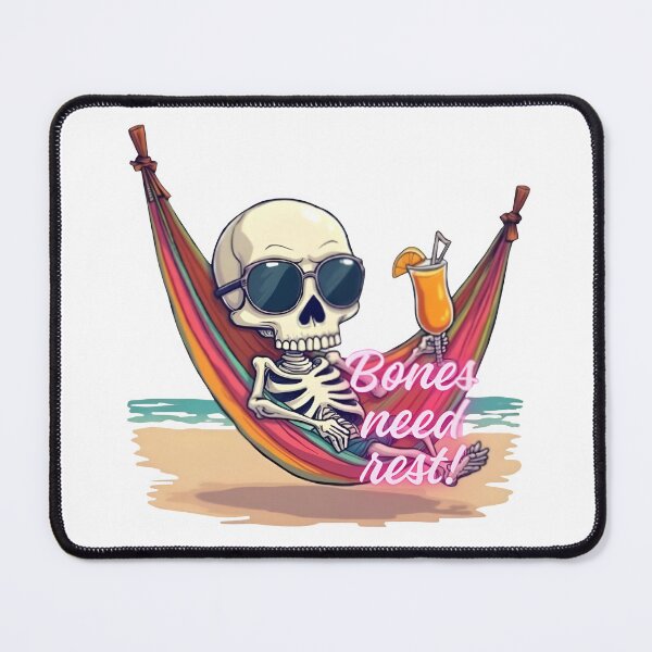Item preview, "Skeleton Siesta" -Even bones need a break designed and sold by PixelInfinite.