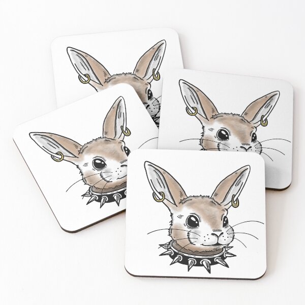 Item preview, Punk baby bunny  designed and sold by RoseWolfGifts.